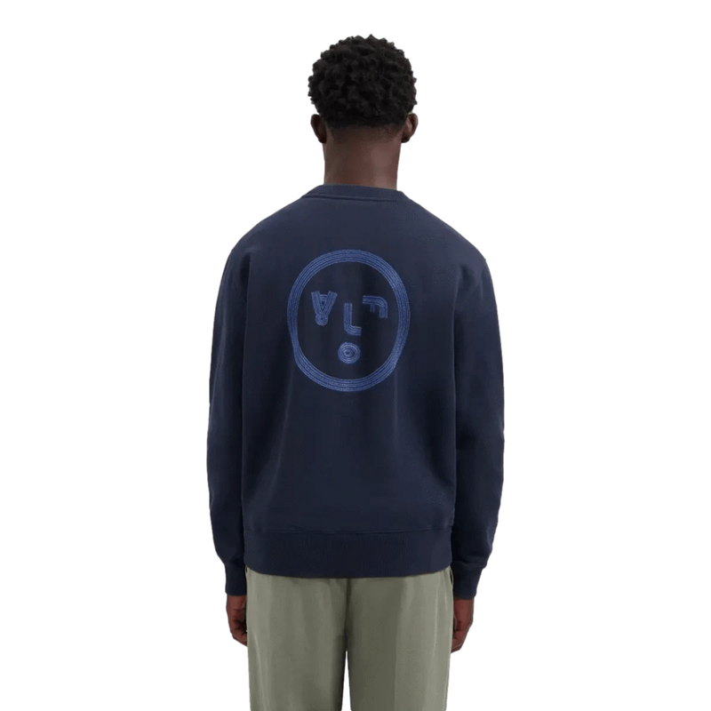 OLAF M TRUI Olaf Sweater Lined Face Marine - Match Laren
