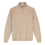 OLAF M TRUI S / LICHTBRUIN Olaf Signature Zip Up Trui Beige - Match Laren