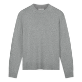 OLAF M TRUI XS / GRIJS MELEE Olaf Sweater Essential Knitted Grijs Melee - Match Laren