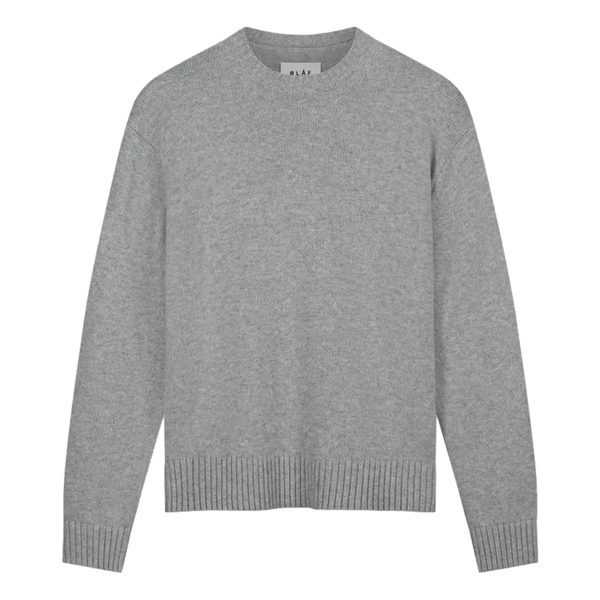 OLAF M TRUI XS / GRIJS MELEE Olaf Sweater Essential Knitted Grijs Melee - Match Laren