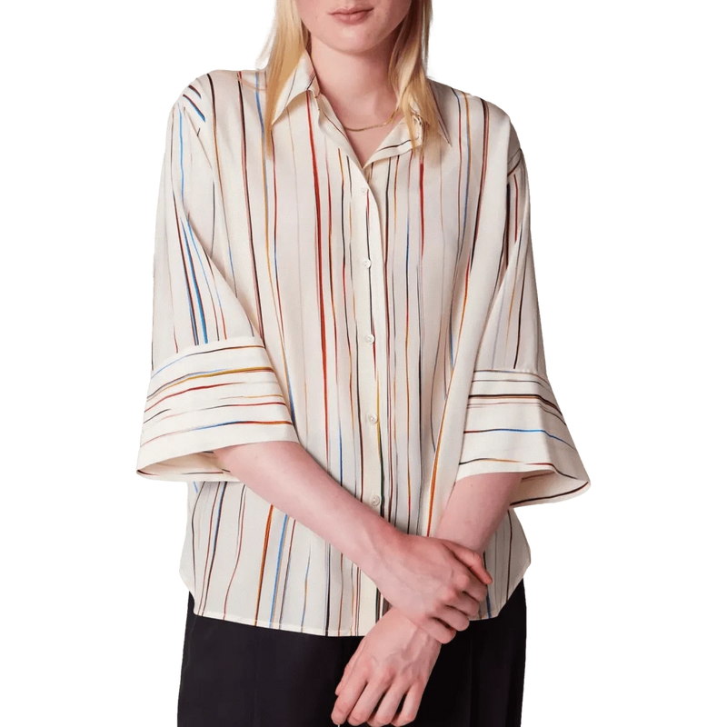 PAUL SMITH M BLOUSE Paul Smith Signature Stripe Silk Shirt - Multicolour