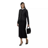 PESERICO M BLOUSE 42 / WIT COMBI Peserico Popeline En Katoenen Jersey Overhemd Wit - Match Laren