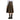 PESERICO M ROK Peserico Taffeta Rok Donkerbruin - Match Laren