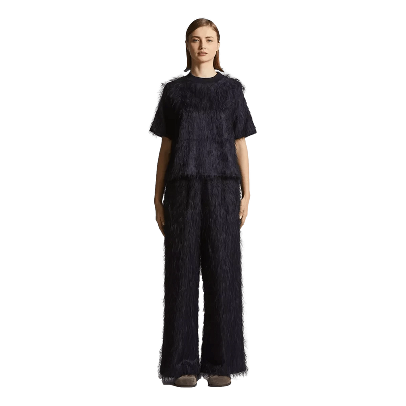 PESERICO M TOP Peserico T-Shirt Fur Donkerblauw - Match Laren