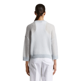 PESERICO M TRUI Peserico Sweater Van Scheerwol en Alpacagaren Lichtgrijs - Match Laren