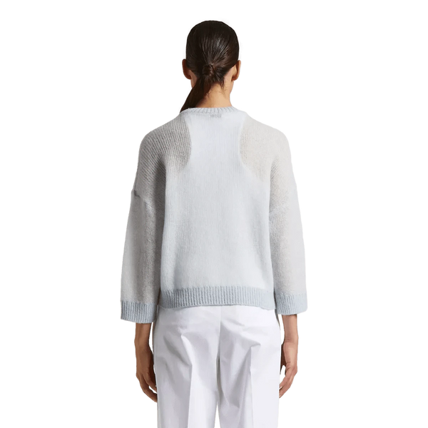 PESERICO M TRUI Peserico Sweater Van Scheerwol en Alpacagaren Lichtgrijs - Match Laren