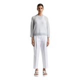 PESERICO M TRUI Peserico Sweater Van Scheerwol en Alpacagaren Lichtgrijs - Match Laren