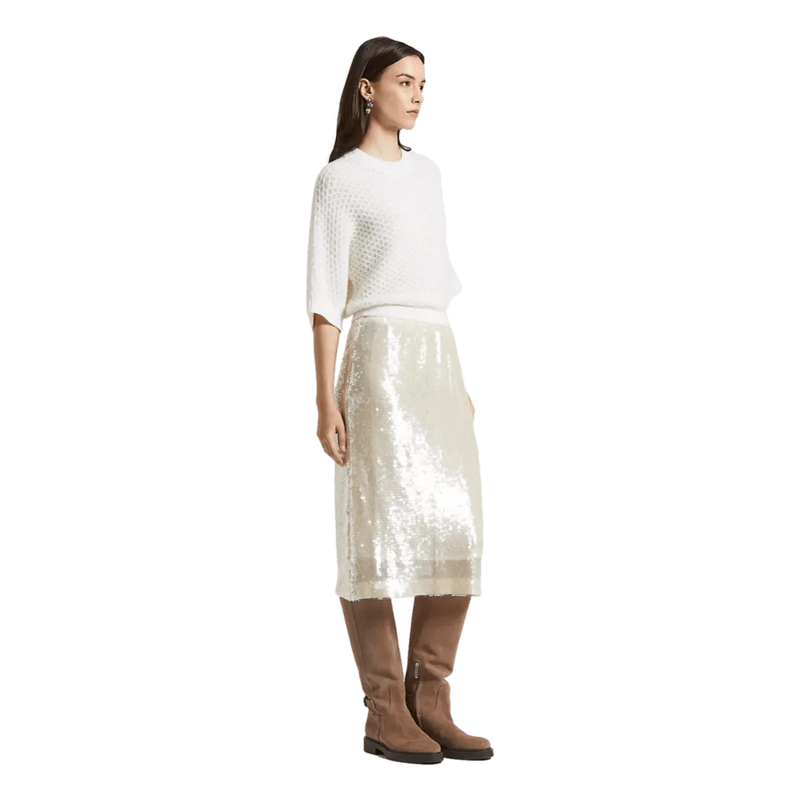 PESERICO M TRUI Peserico Trui Wol En Alpaca Crème - Match Laren