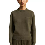 PESERICO Peserico Pullover Met Detail Olijfgroen - Match Laren