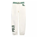 POLO RALPH LAUREN J BROEK L / OFF WHITE COMBI Polo Ralph Lauren Fleece Joggingbroek Off White - Match Laren