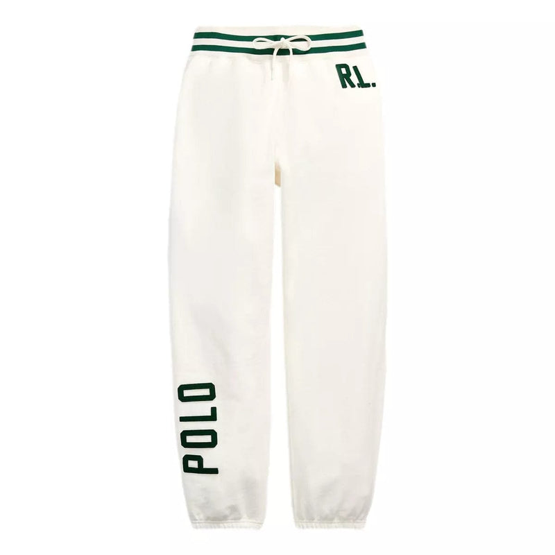 POLO RALPH LAUREN J BROEK Polo Ralph Lauren Fleece Joggingbroek Off White - Match Laren