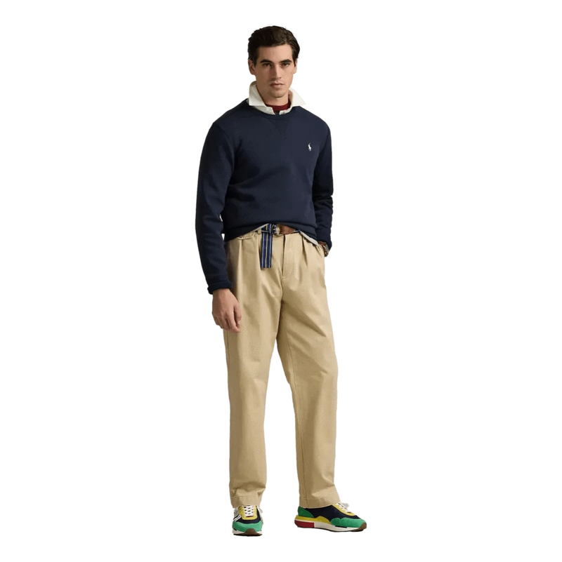 POLO RALPH LAUREN J SWEATER Polo Ralph Lauren Double-Knit Sweater Marine - Match Laren
