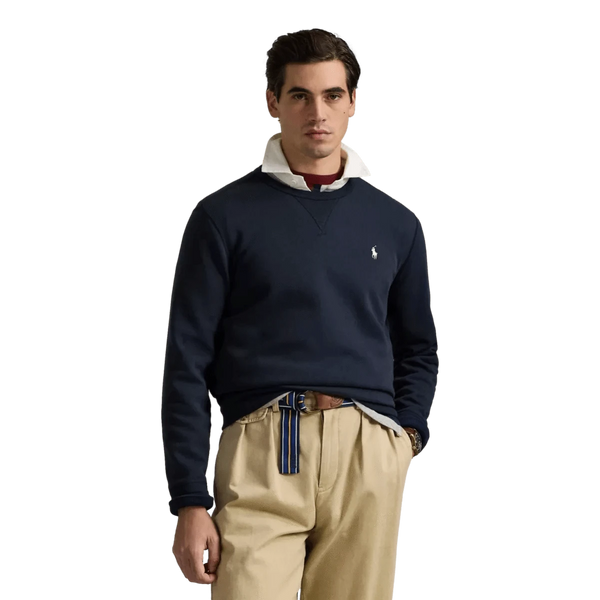 POLO RALPH LAUREN J SWEATER Polo Ralph Lauren Double-Knit Sweater Marine - Match Laren
