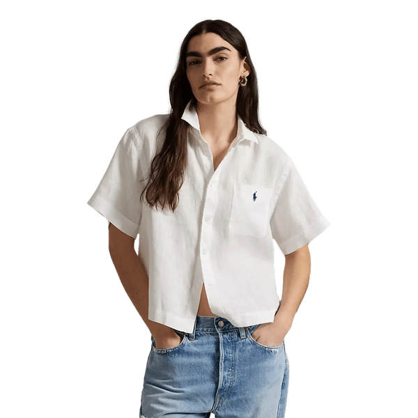 POLO RALPH LAUREN M BLOUSE Polo Ralph Lauren Blouse Linnen Wit - Match Laren