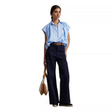 POLO RALPH LAUREN M BLOUSE Polo Ralph Lauren Linnen Blouse Lichtblauw - Match Laren