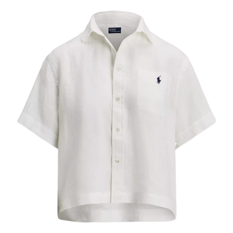 POLO RALPH LAUREN M BLOUSE S / WIT Polo Ralph Lauren Blouse Linnen Wit - Match Laren