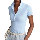 POLO RALPH LAUREN M POLO Polo Ralph Lauren Slim fit Polo-shirt met stretch lichtblauw - Match Laren
