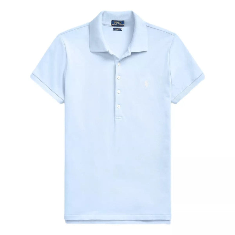 POLO RALPH LAUREN Polo Ralph Lauren Slim fit Polo-shirt met stretch lichtblauw - Match Laren