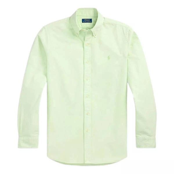 POLO RALPH LAUREN M SHIRT M / LINDEGROEN Polo Ralph Lauren Pique Overhemd Lindegroen - Match Laren
