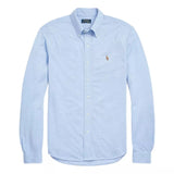 POLO RALPH LAUREN M SHIRT Polo Ralph Lauren Gebreid Oxford Overhemd Lichtblauw - Match Laren