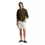 POLO RALPH LAUREN M SHIRT Polo Ralph Lauren Linnen Overhemd Army - Match Laren