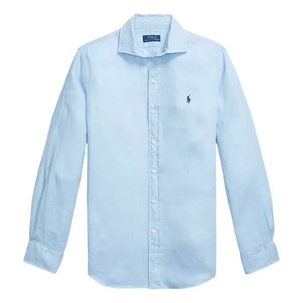 POLO RALPH LAUREN M SHIRT Polo Ralph Lauren Linnen Overhemd Lichtblauw - Match Laren