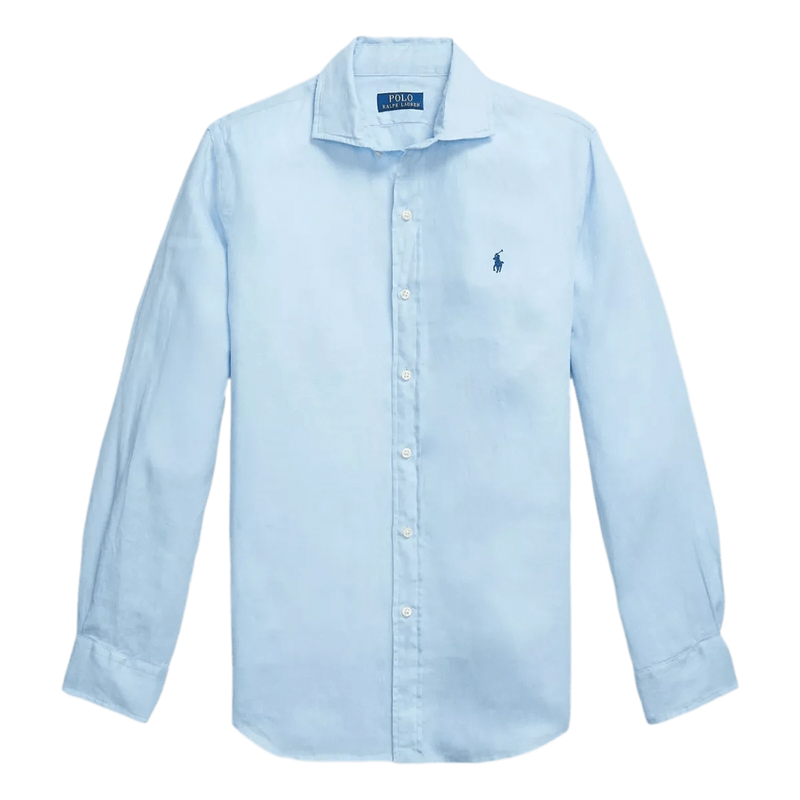 POLO RALPH LAUREN M SHIRT Polo Ralph Lauren Linnen Overhemd Lichtblauw - Match Laren