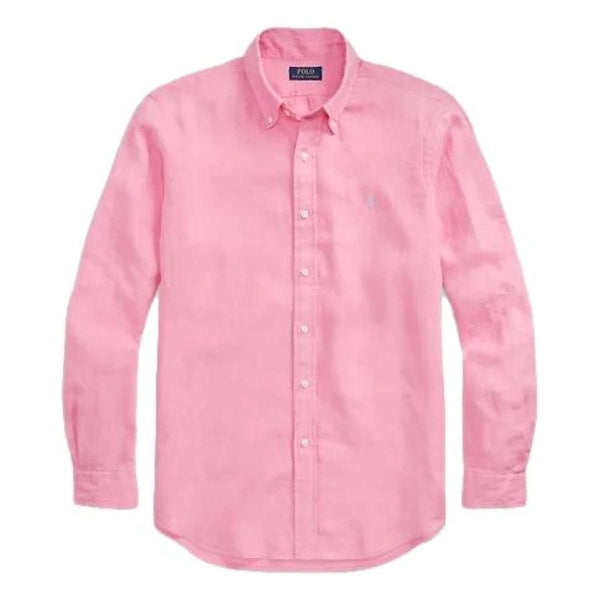 POLO RALPH LAUREN M SHIRT Polo Ralph Lauren Linnen Overhemd Roze - Match Laren