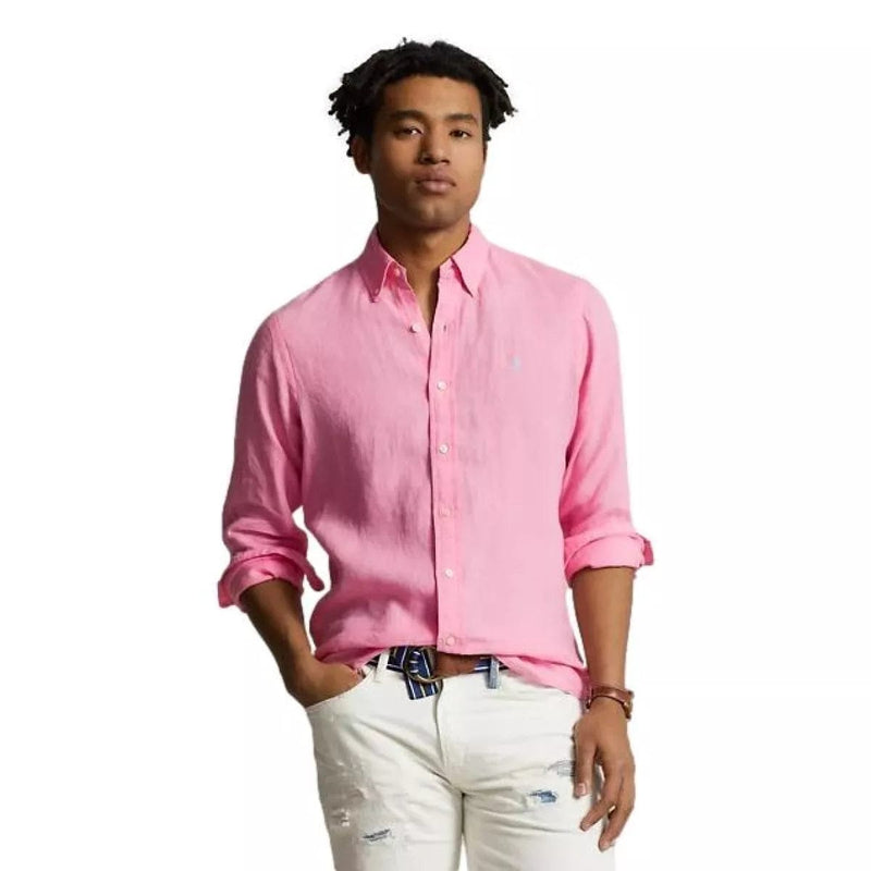 POLO RALPH LAUREN Polo Ralph Lauren Linnen Overhemd Roze - Match Laren