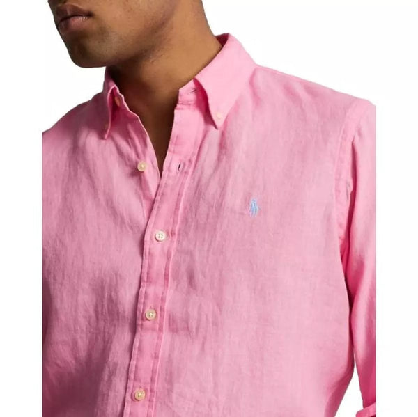 POLO RALPH LAUREN Polo Ralph Lauren Linnen Overhemd Roze - Match Laren