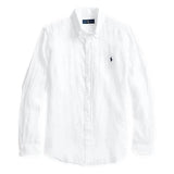 POLO RALPH LAUREN M SHIRT Polo Ralph Lauren Linnen Overhemd Wit - Match Laren