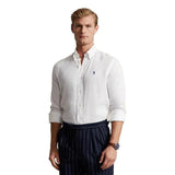 POLO RALPH LAUREN M SHIRT Polo Ralph Lauren Linnen Overhemd Wit - Match Laren