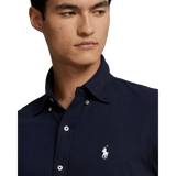 POLO RALPH LAUREN M SHIRT Polo Ralph Lauren Mesh Overhemd Marine - Match Laren