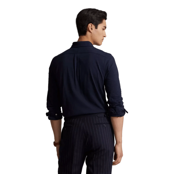 POLO RALPH LAUREN M SHIRT Polo Ralph Lauren Mesh Overhemd Marine - Match Laren
