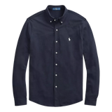 POLO RALPH LAUREN M SHIRT Polo Ralph Lauren Mesh Overhemd Marine - Match Laren