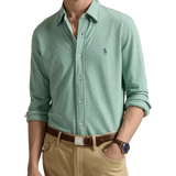POLO RALPH LAUREN M SHIRT Polo Ralph Lauren Mesh Overhemd Olijf - Match Laren