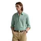 POLO RALPH LAUREN M SHIRT Polo Ralph Lauren Mesh Overhemd Olijf - Match Laren