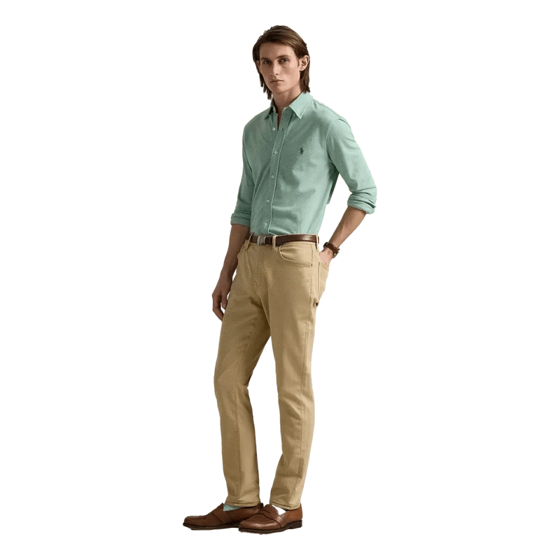 POLO RALPH LAUREN M SHIRT Polo Ralph Lauren Mesh Overhemd Olijf - Match Laren