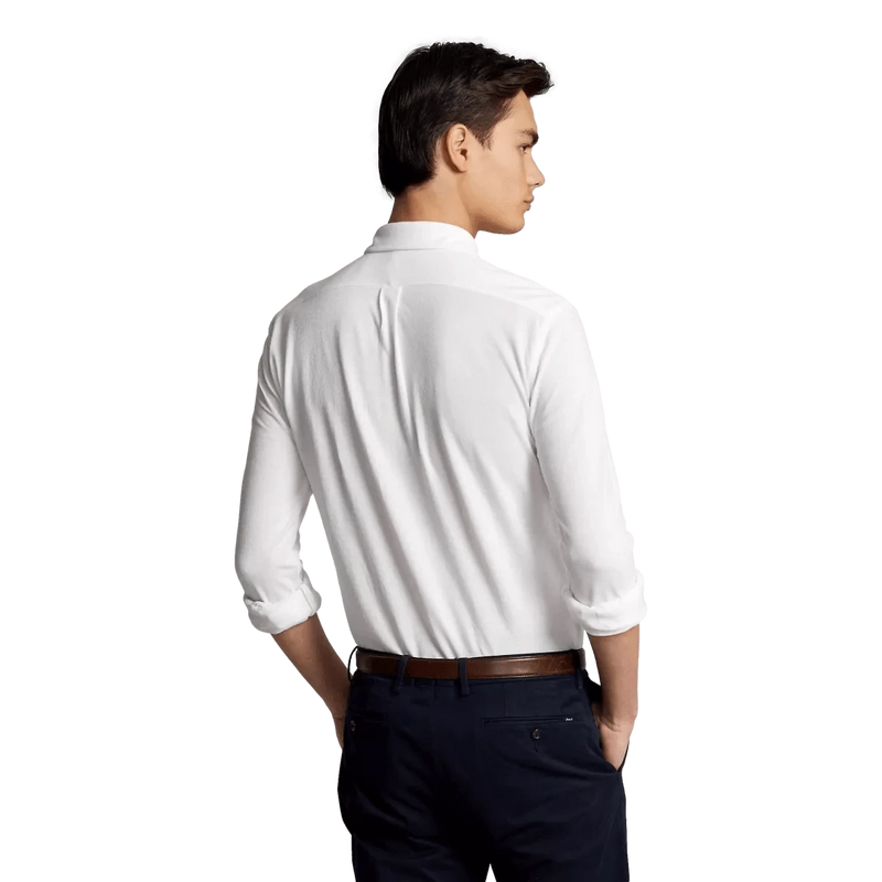 POLO RALPH LAUREN M SHIRT Polo Ralph Lauren Mesh Overhemd Wit - Match Laren