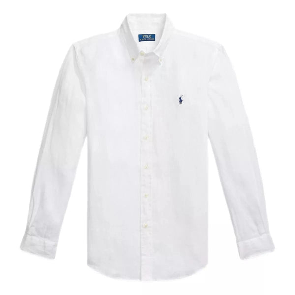POLO RALPH LAUREN M SHIRT Polo Ralph Lauren overhemd linnen wit - Match Laren