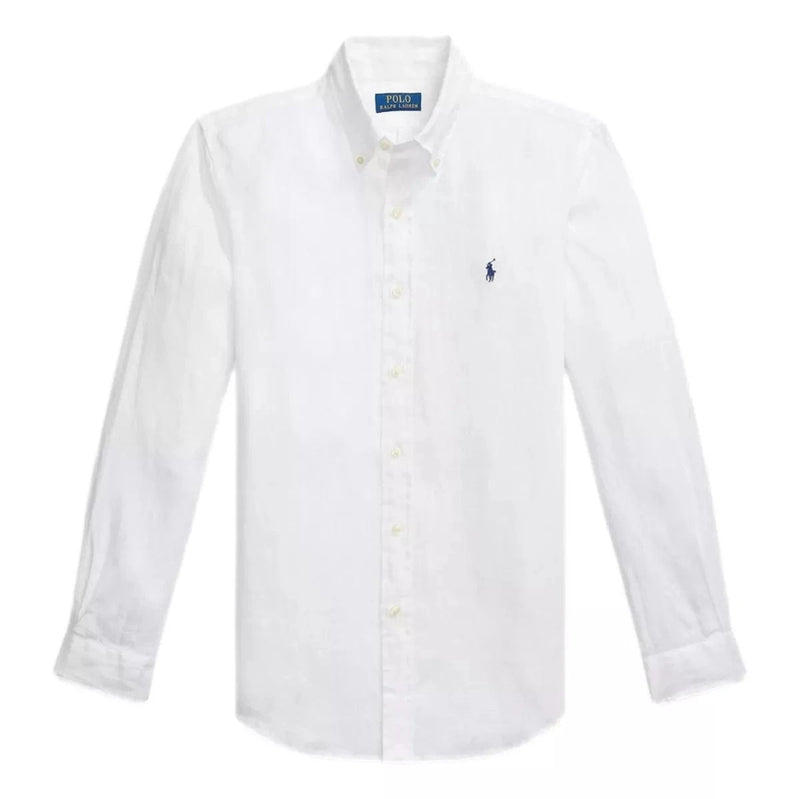 POLO RALPH LAUREN M SHIRT Polo Ralph Lauren overhemd linnen wit - Match Laren