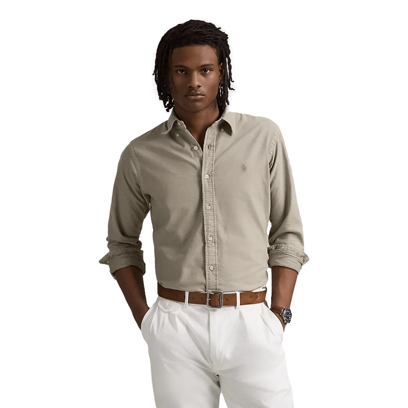 POLO RALPH LAUREN M SHIRT Polo Ralph Lauren Oxford Overhemd Olijf - Match Laren
