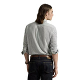 POLO RALPH LAUREN M SHIRT Polo Ralph Lauren Shirt Met Strepen Olijfgroen - Match Laren
