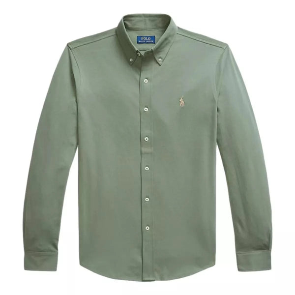 POLO RALPH LAUREN M SHIRT S / GROEN Polo Ralph Lauren Mesh Overhemd Groen - Match Laren