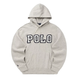 POLO RALPH LAUREN M SWEATER M / GRIJS MELEE Polo Ralph Lauren Long Sleeve Hoodie Grijs Melee - Match Laren