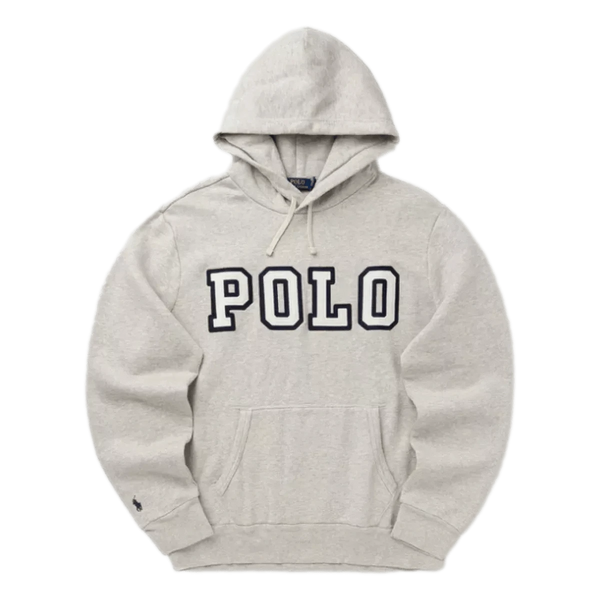 POLO RALPH LAUREN M SWEATER M / GRIJS MELEE Polo Ralph Lauren Long Sleeve Hoodie Grijs Melee - Match Laren