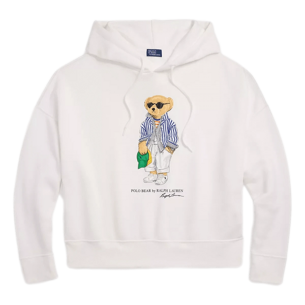 POLO RALPH LAUREN M SWEATER Polo Ralph Lauren Fleece Hoodie Met Beer Wit - Match Laren