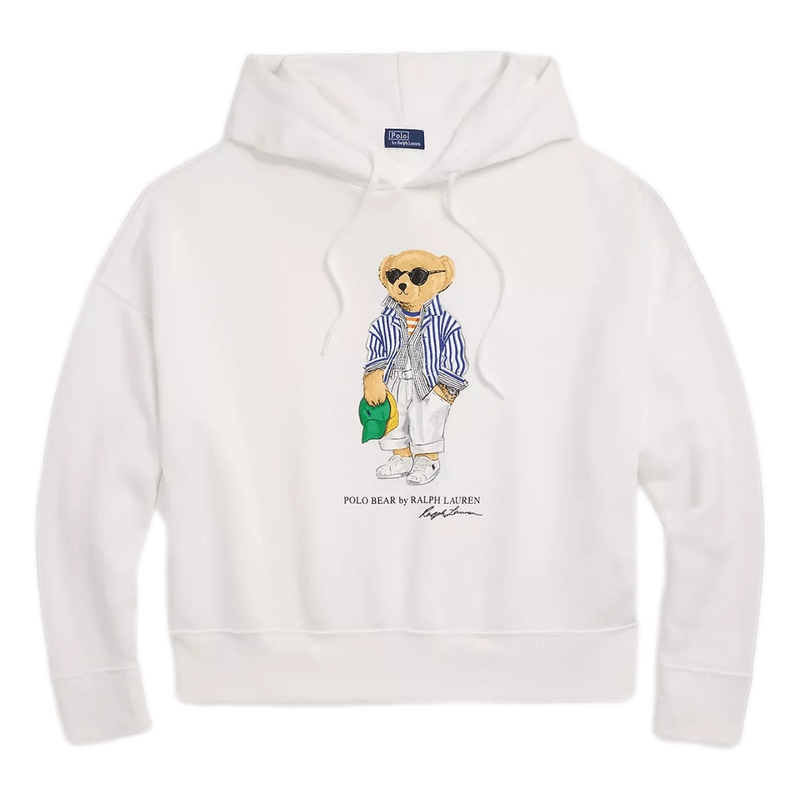 POLO RALPH LAUREN M SWEATER Polo Ralph Lauren Fleece Hoodie Met Beer Wit - Match Laren