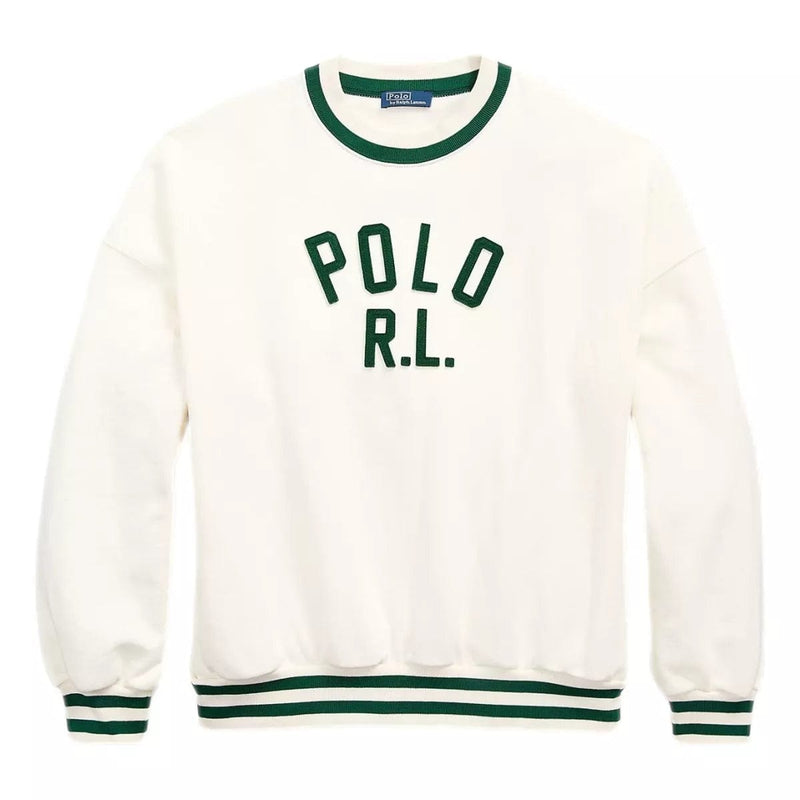 POLO RALPH LAUREN M SWEATER Polo Ralph Lauren Fleece Sweater Off White - Match Laren