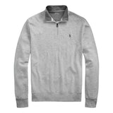 POLO RALPH LAUREN M SWEATER Polo Ralph Lauren Luxe Jersey Trui Korte Rits Grijs - Match Laren